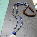 Mala mit besonderer Aneinanderreihung der Heilsteine