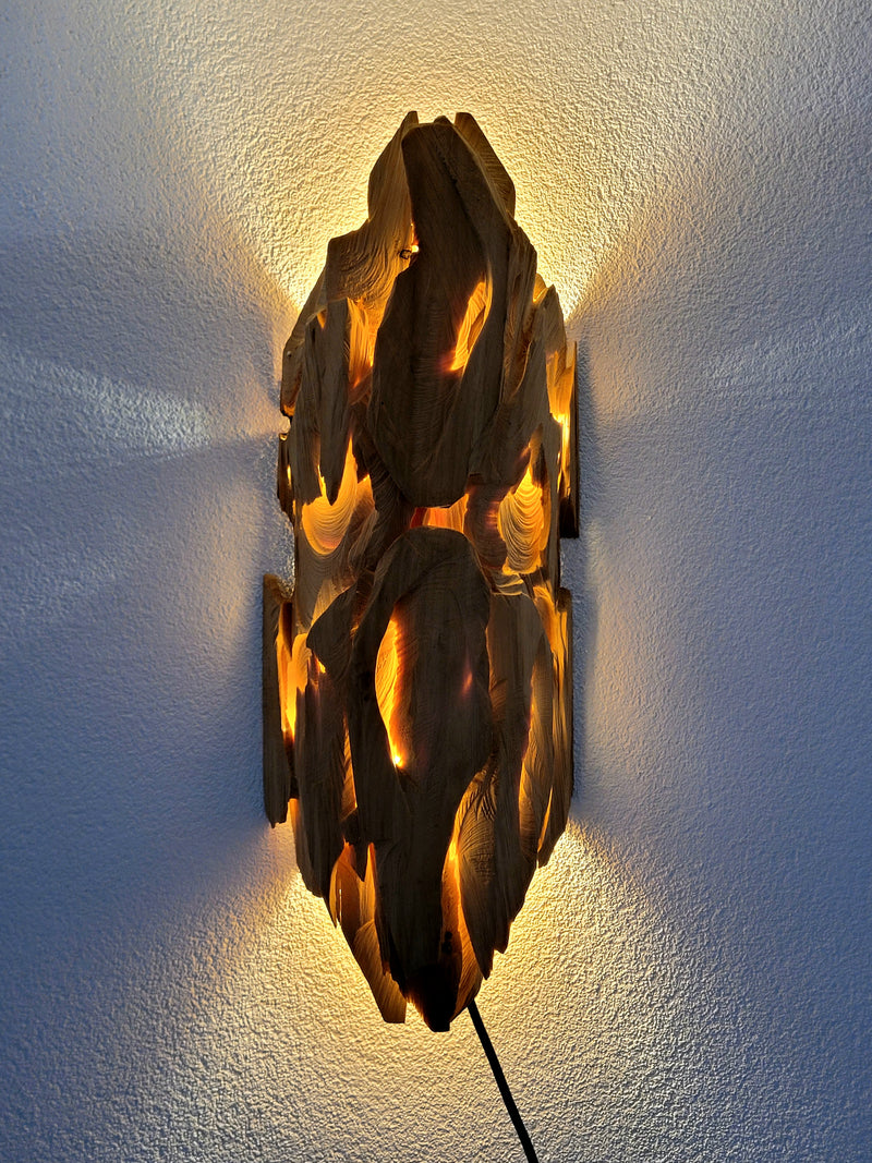 Wandlampe, Zirbenlicht, Zirbenlampe 2