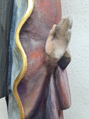 Hl. Barbara, Unikat geschnitzt aus Linde, bemalt und vergoldet