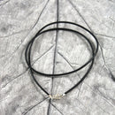 Lederband mit Karabinerverschluss aus 925er Sterlingsilber