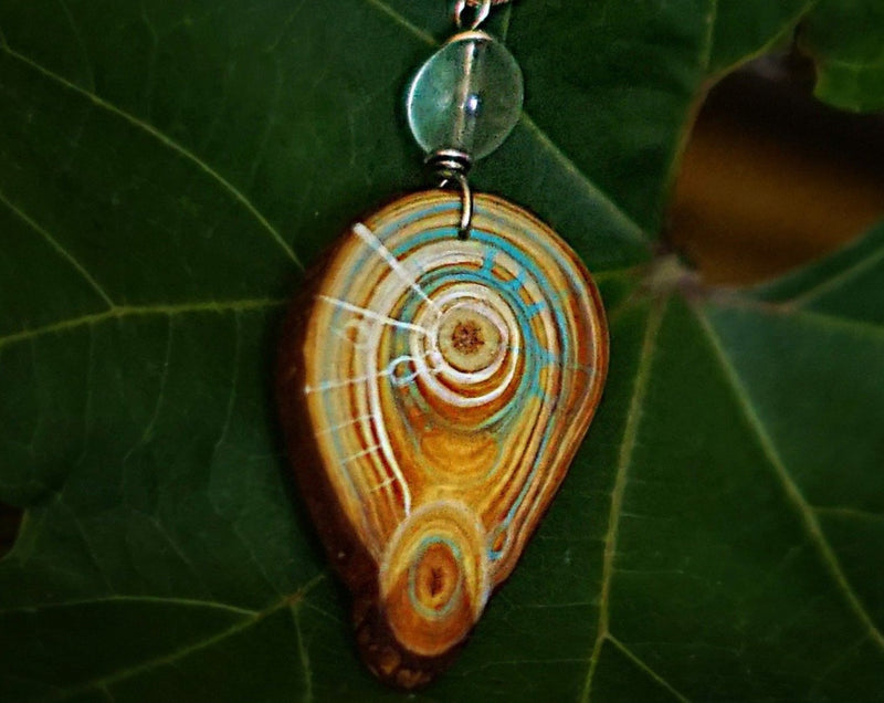 Beispiel Halschakra Amulett
