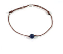 EinStein Armband mit Lapislazuli – Handgeknüpft, Größenverstellbar