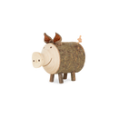 Glücksschwein aus Holz