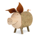 Glücksschwein aus Holz