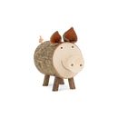 Glücksschwein aus Holz