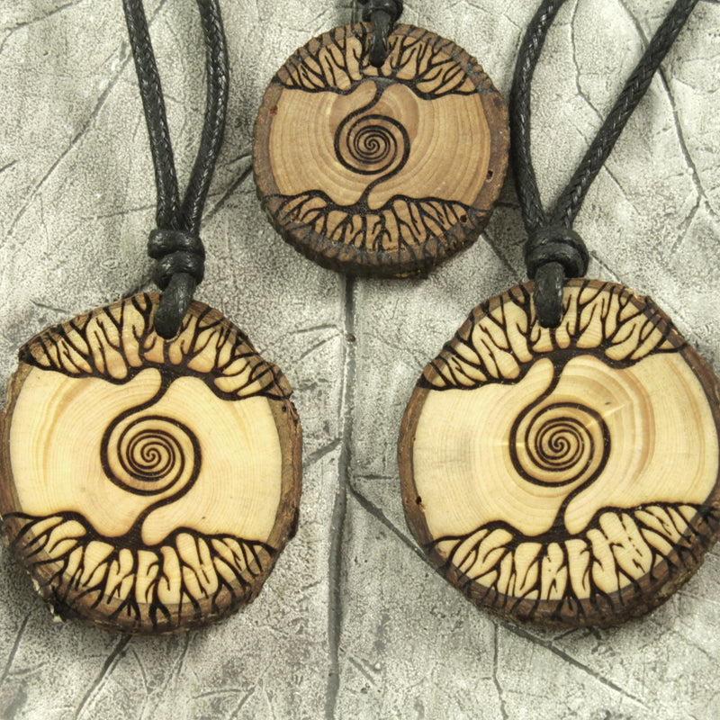 BAum spirale Halskette von Naturecraft