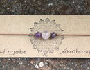 Hingabe Armband mit Rosenquarz und Amethyst