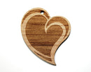Holzanhänger Herzform