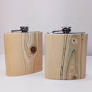 HolzFlachmann aus Zirbe "Natures Flow" Unikat