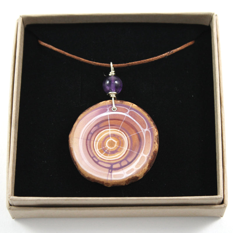 Kronenchakra mit Amethyst