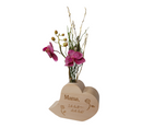 Zirbenherz Vase "Mama Rose"