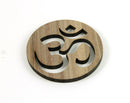 Untersetzer "Om" aus Nussholz