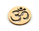 Untersetzer "Om" aus Zirbenholz