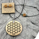 Schmuckset Blume des Lebens mit Armband