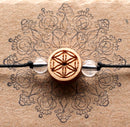 Armband "Zirbenblume" mit Bergkristall