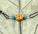 Armband "Lebensblume" mit Zirbe
