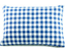 Zirbenkissen blaukariert