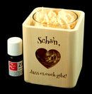 Zirbenquader 2 in 1 mit Familienspruch