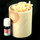 handgefertigte Zirbensäule aus massiven Zirbenholz /Pinus Cembra/Zirbelkiefer/Arve; guter Ersatz für Zirbenkissen oder Zirbenbett, nachhaltig produzierte Naturdekoration, Made in the alps, Zirbenlicht, geschenk für Familie, Geschenk für Ihn und Sie, geschenk für Mama, Oma, Opa, Schwester und Bruder