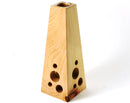 Vase aus Zirbenholz. Pyramide