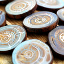 Chakraschmuck, blaues Amulett für Stirnchakra